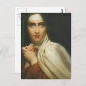 SAINT TERESA VON AVILA POSTKARTE (Vorne/Hinten)