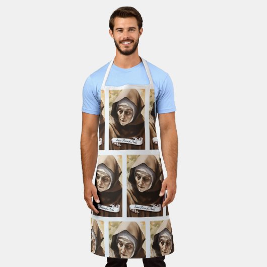 Saint Teresa von Avila Schürze (Getragen)