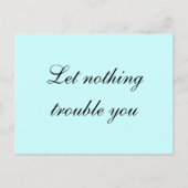 Saint Teresa Zitat Postkarte (Vorderseite)