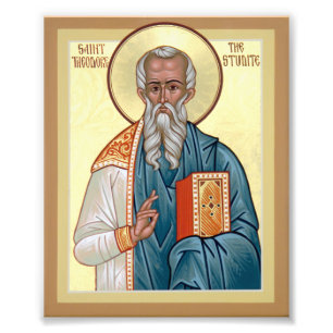 Saint Theodore - Das Studio Icon Printing Fotodruck