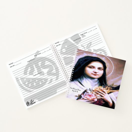 Saint Therese des Lisieux-Notebooks Notizblock (Innenseite)