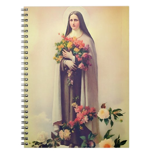 Saint Therese des Lisieux-Notebooks Notizblock (Vorderseite)