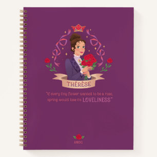 Saint Thérèse Lisieux Spiral Notebook Notizblock