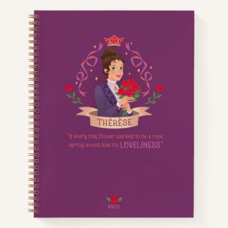 Saint Thérèse Lisieux Spiral Notebook Notizblock