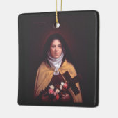 Saint Therese of Lisieux Keramikornament (Links)