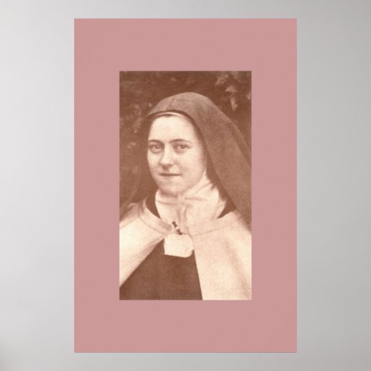 Saint Therese Of Lisieux Poster (Vorne)