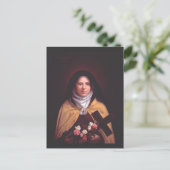 Saint Therese of Lisieux Postkarte (Stehend Vorderseite)
