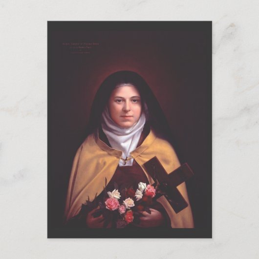 Saint Therese of Lisieux Postkarte (Vorderseite)