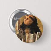 Saint Thomas Aquinas Button (Vorne & Hinten)