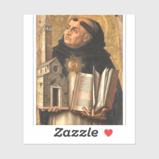 Saint Thomas Aquinas Doctor of Truth Aufkleber