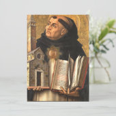 Saint Thomas Aquinas Einladung (Stehend Vorderseite)