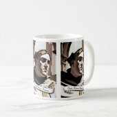 Saint Thomas Aquinas Kaffeetasse (VorderseiteRechts)