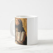Saint Thomas Aquinas Kaffeetasse (Vorderseite Links)