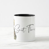 Saint Thomas Aquinas, katholische Saint-Coffee Tas Tasse (Zentrum)