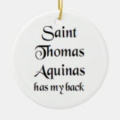 saint thomas aquinas keramik ornament (Vorne)