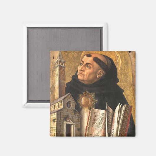 Saint Thomas Aquinas Magnet (Vorderseite/Rückseite)
