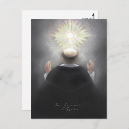 Saint Thomas Aquinas Postkarte (Vorne/Hinten)