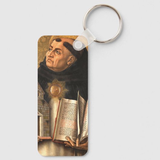 Saint Thomas Aquinas Schlüsselanhänger (Rückseite)