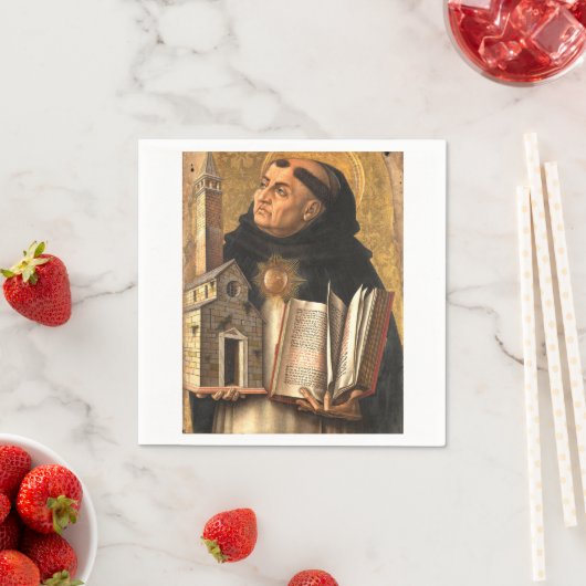 Saint Thomas Aquinas Serviette (Beispiel)