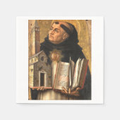 Saint Thomas Aquinas Serviette (Vorderseite)