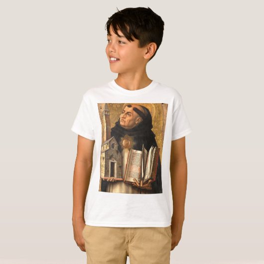Saint Thomas Aquinas T-Shirt (Vorne ganz)