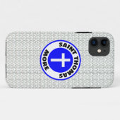Saint Thomas Case-Mate iPhone Hülle (Rückseite (Horizontal))