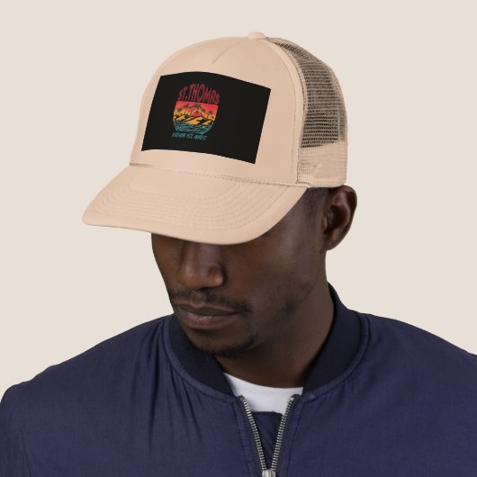 Saint Thomas Jungfrau Islands Surfing Beach Ocean  Truckerkappe (Beispiel)