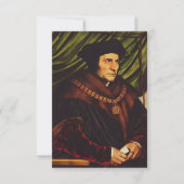 Saint Thomas More Dankeskarte (Vorderseite)