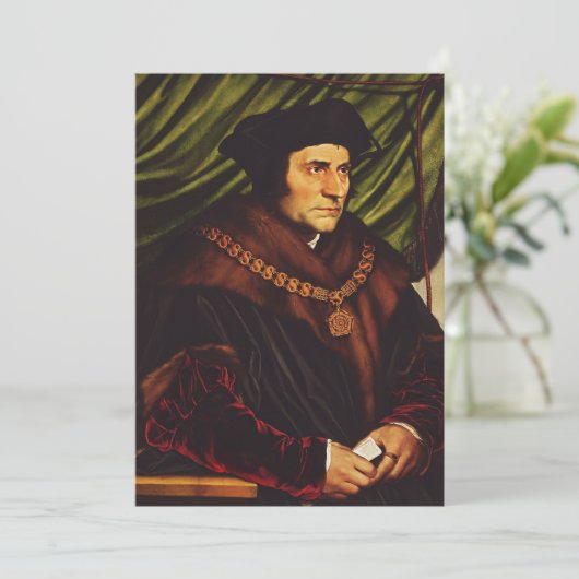 Saint Thomas More Einladung (Stehend Vorderseite)