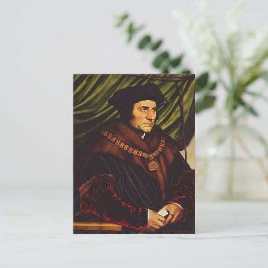Saint Thomas More Postkarte (Stehend Vorderseite)