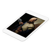 Saint Thomas (Öl auf Leinwand) Magnet (Linke Seite)