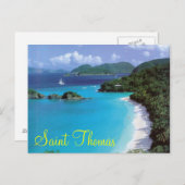 Saint Thomas Postcard Postkarte (Vorne/Hinten)