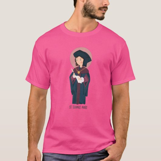 Saint Thomas Sir More Utopia Katholik T-Shirt (Vorderseite)