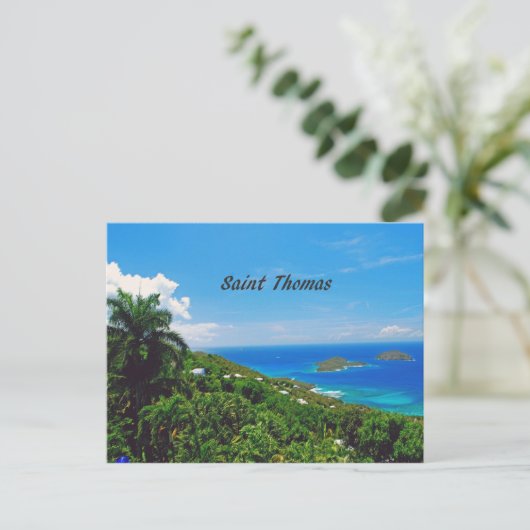 Saint Thomas U.S.V.I. Postkarte (Stehend Vorderseite)