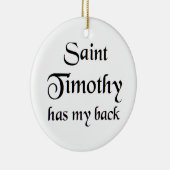 saint timothy coffee mug keramik ornament (Rechts)