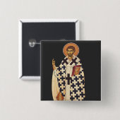 Saint Timothy der erste Christliche Bischof von Ep Button (Vorne & Hinten)