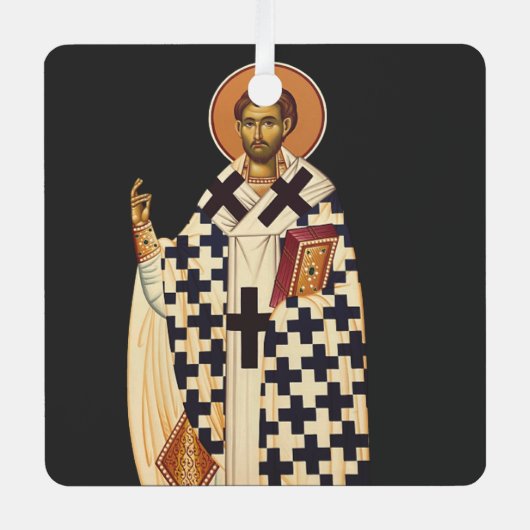 Saint Timothy der erste Christliche Bischof von Ep Ornament Aus Metall (Vorderseite)