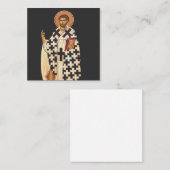 Saint Timothy der erste Christliche Bischof von Ep Quadratische Visitenkarte (Vorne/Hinten)