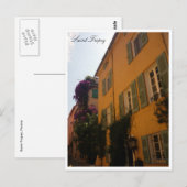 Saint-Tropez Bldg Postkarte (Vorne/Hinten)