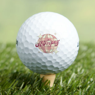 Saint Tropez City France Retro Golf Resort Golfball