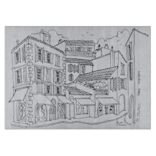 Saint-Tropez Einkaufen Französische Riviera, Fra Schneidebrett