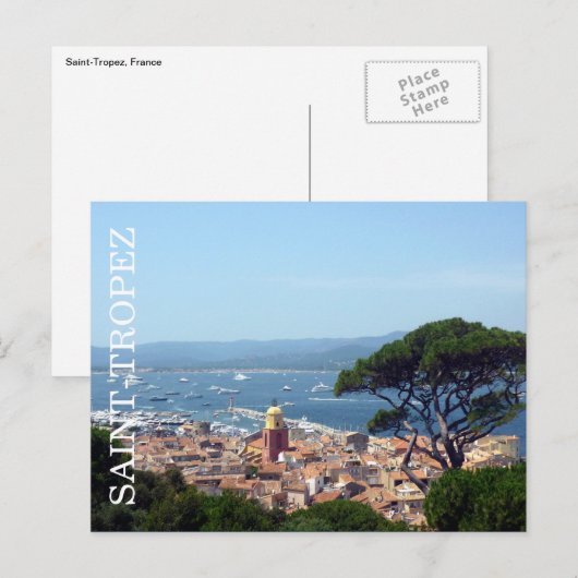 Saint Tropez france Postkarte (Vorne/Hinten)
