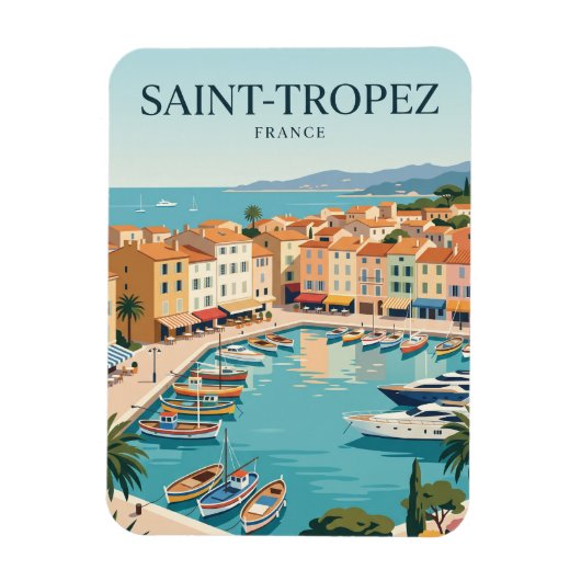 Saint-Tropez Frankreich Magnet (Vertikal)
