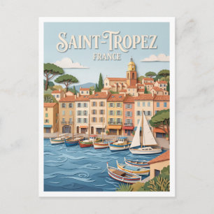 Saint-Tropez Frankreich Postkarte
