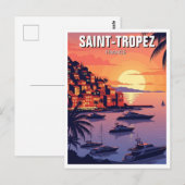 Saint-Tropez Frankreich Reise Postkarte (Vorne/Hinten)