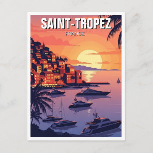 Saint-Tropez Frankreich Reise Postkarte