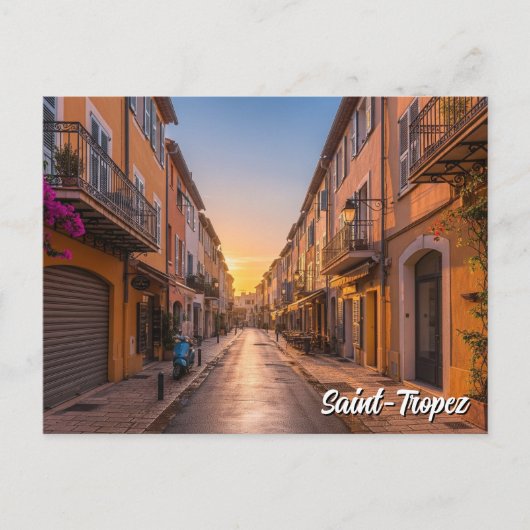 Saint-Tropez Frankreich Reise Postkarte (Vorderseite)