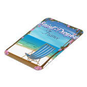 Saint-Tropez Frankreich Reiseplakat Magnet (Linke Seite)