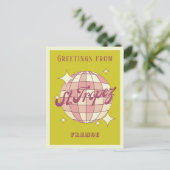 Saint Tropez Frankreich Retro Vintage Postkarte (Stehend Vorderseite)