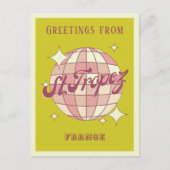 Saint Tropez Frankreich Retro Vintage Postkarte (Vorderseite)
